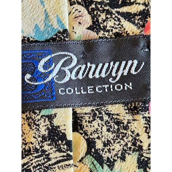 Vintage Barwyn Collection Silk Tie Lot (2) – Imported Italian Silk - Picture 4 of 5